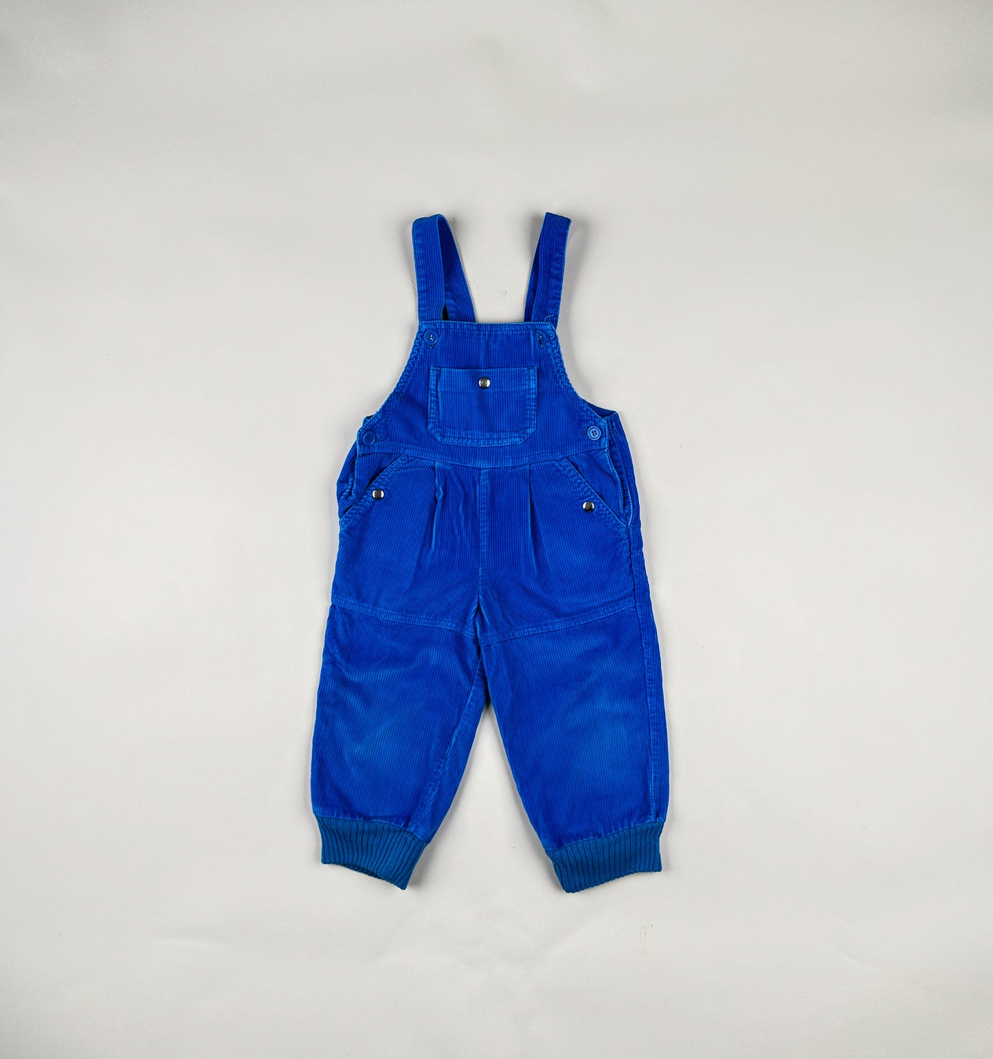 Corduroy Overalls in blue