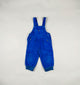 Corduroy Overalls in blue