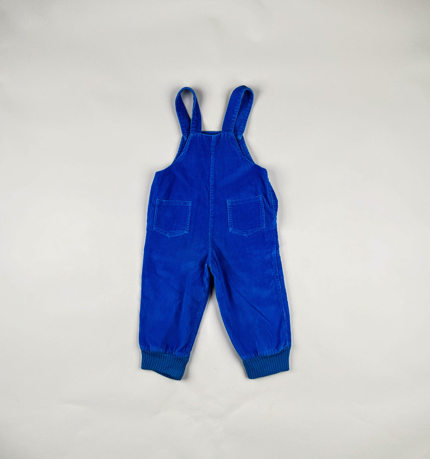 Corduroy Overalls in blue