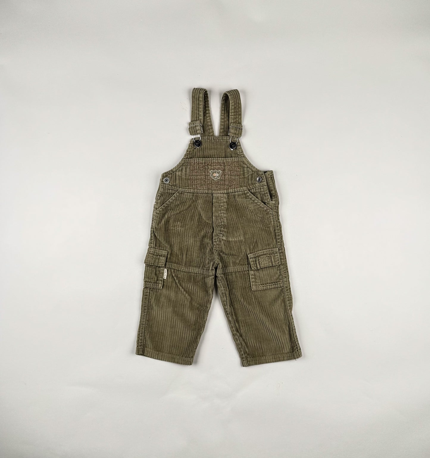 Corduroy Overalls in beige