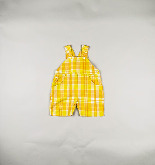 Shortalls in yellow