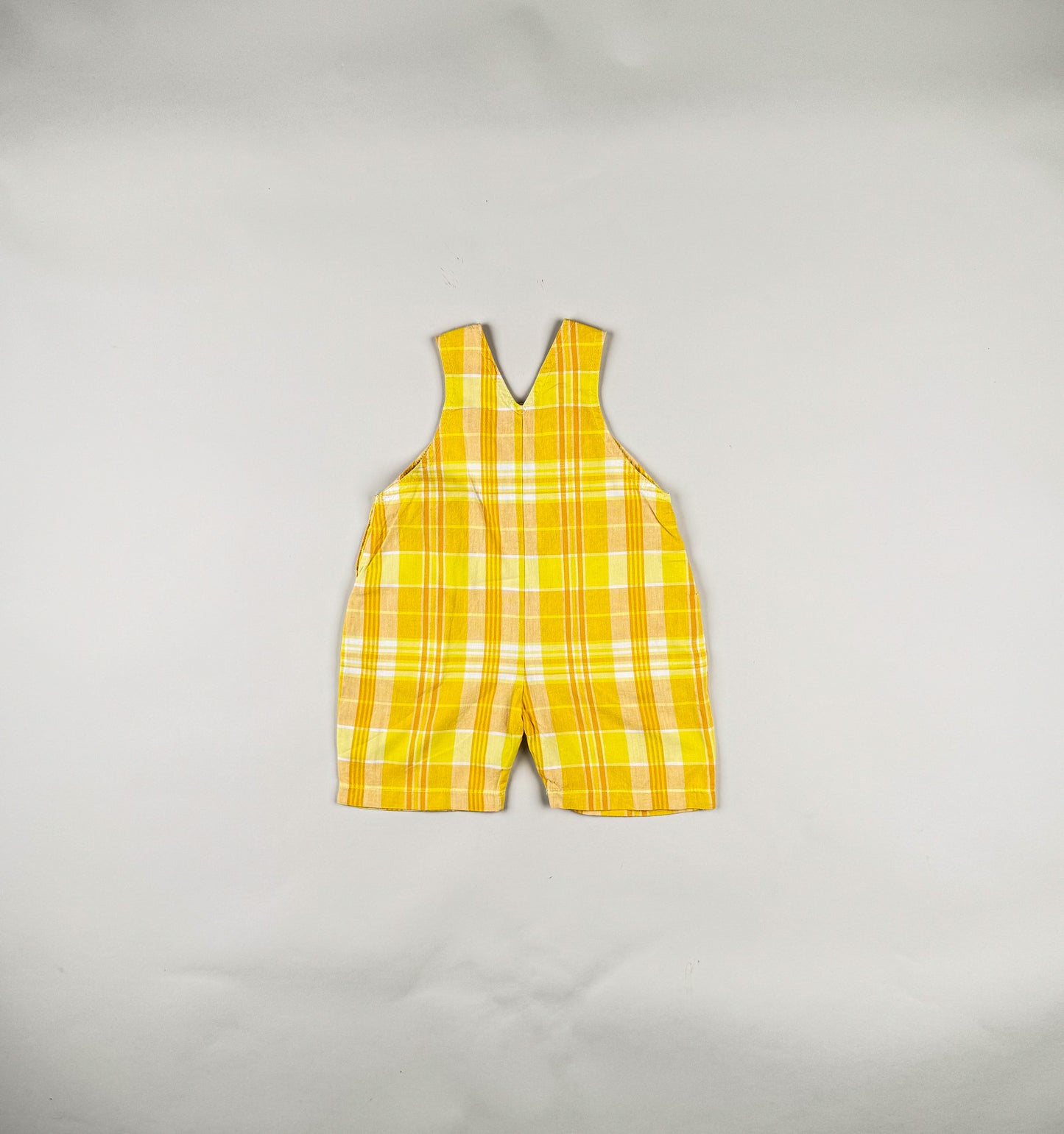 Shortalls in yellow