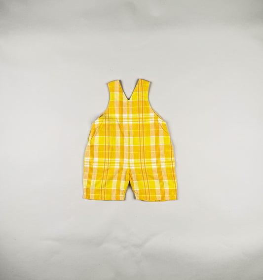 Shortalls in yellow