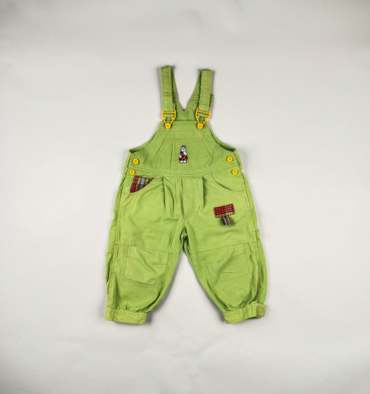 Lined Overalls in green