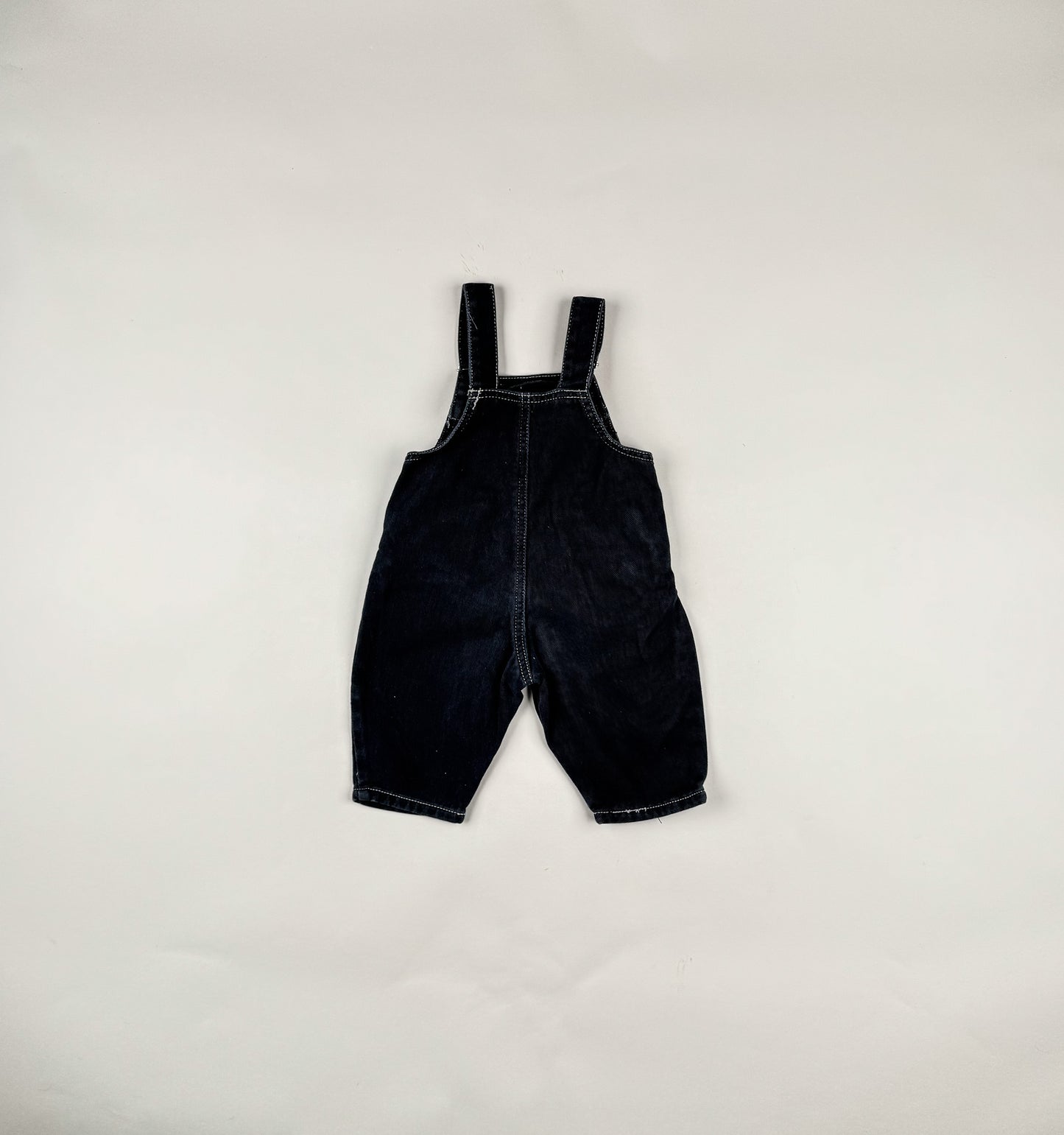 Lined Overalls in black