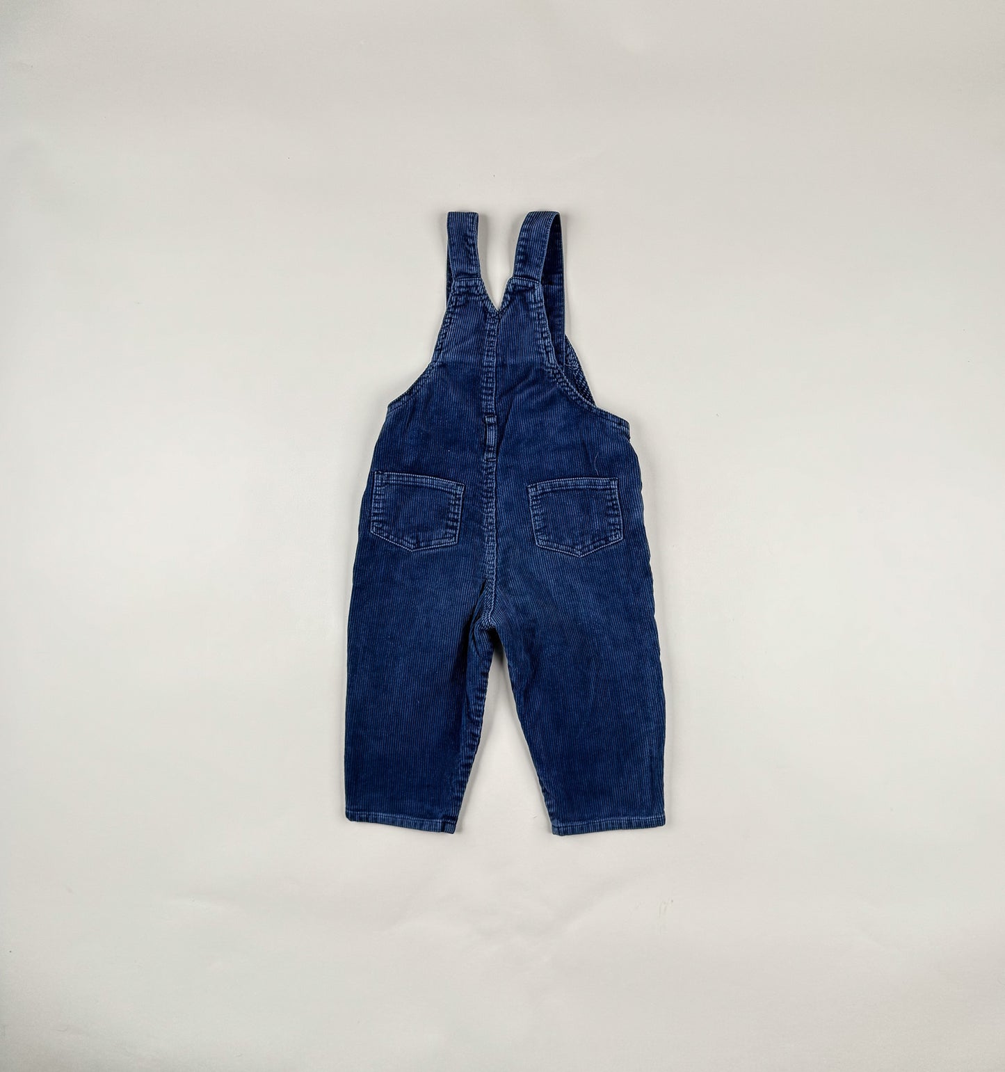 Corduroy Overalls in blue