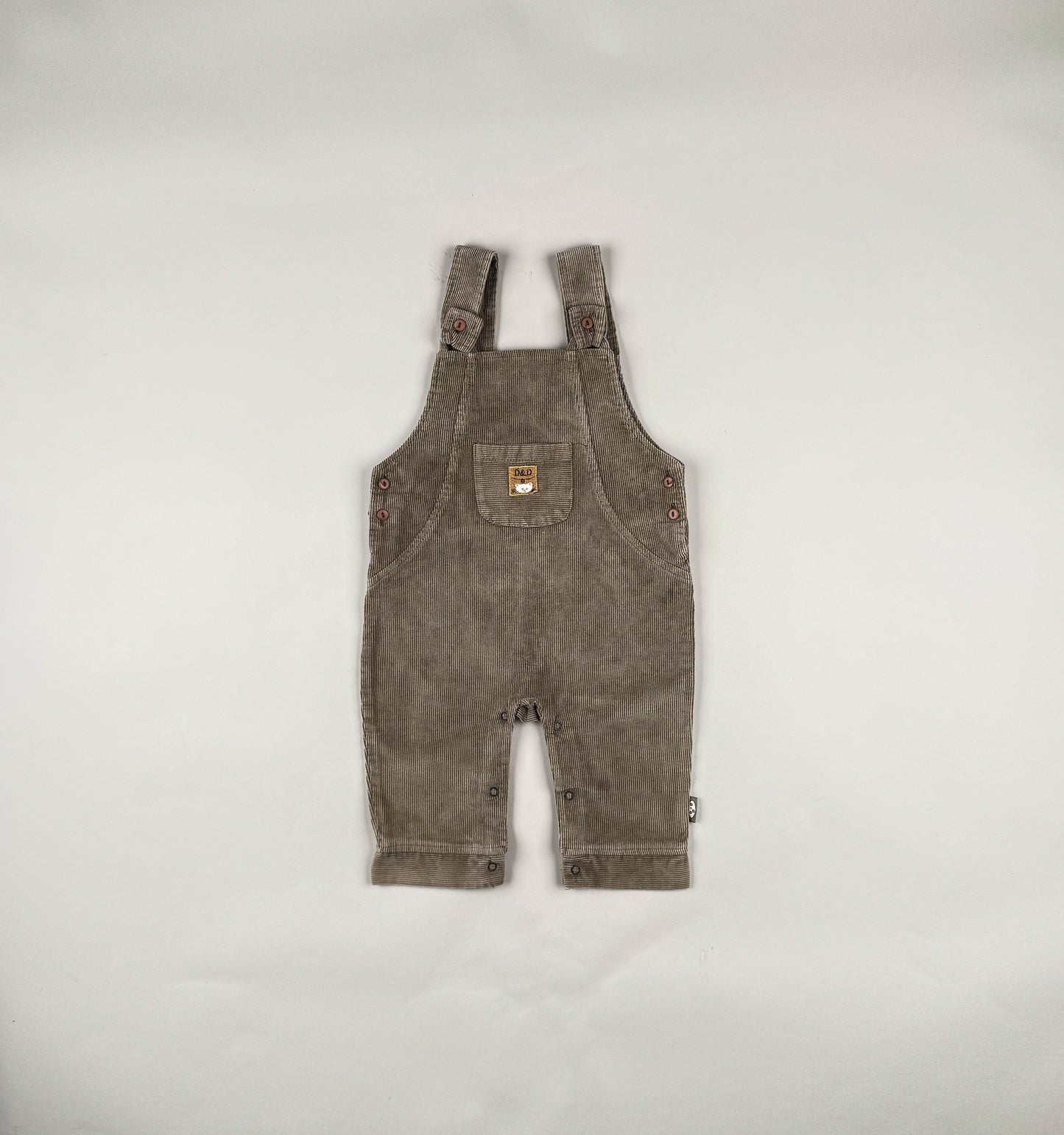 Corduroy Overalls in beige