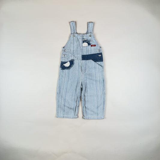 Striped Overalls