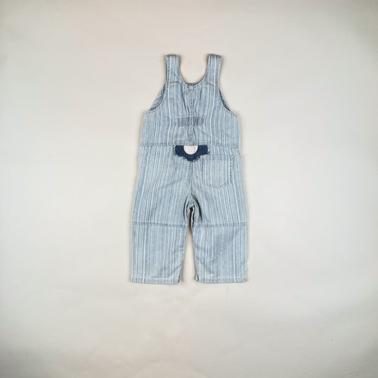 Striped Overalls