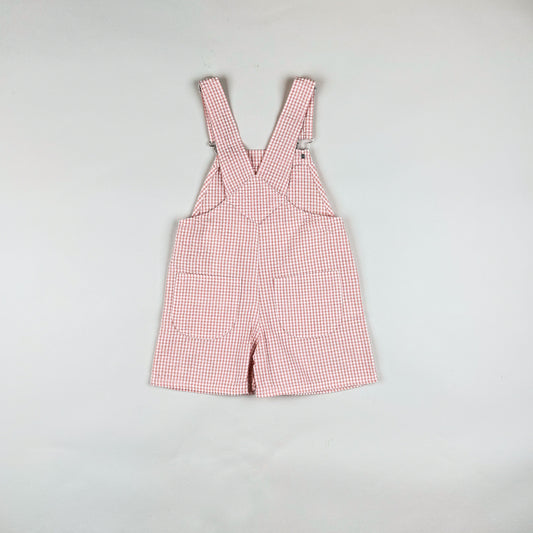 Colorful Vintage Shortalls with Embroidery