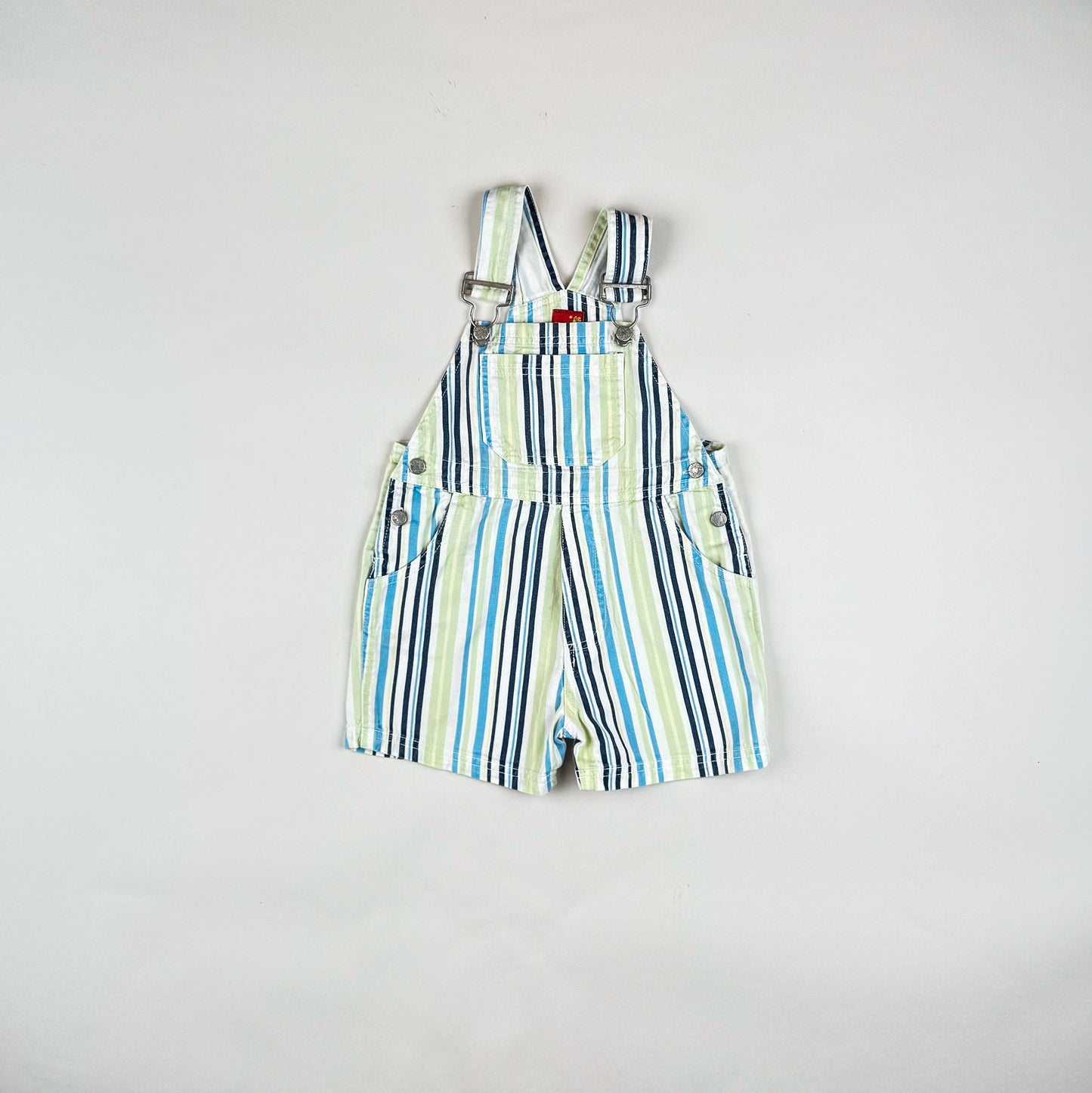 Striped Vintage Shortalls