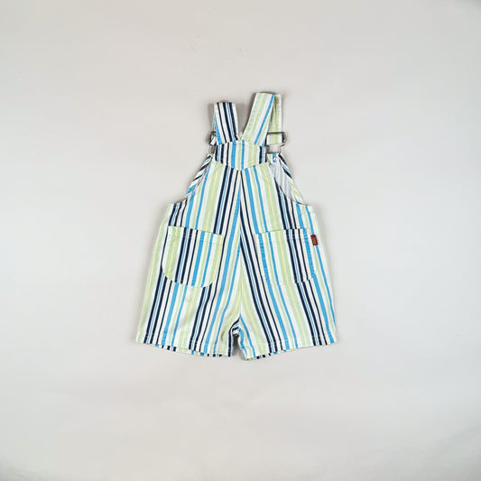 Striped Vintage Shortalls