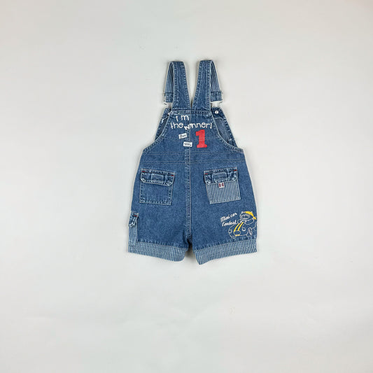 Shortalls in blue