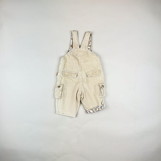 Corduroy Overalls in beige