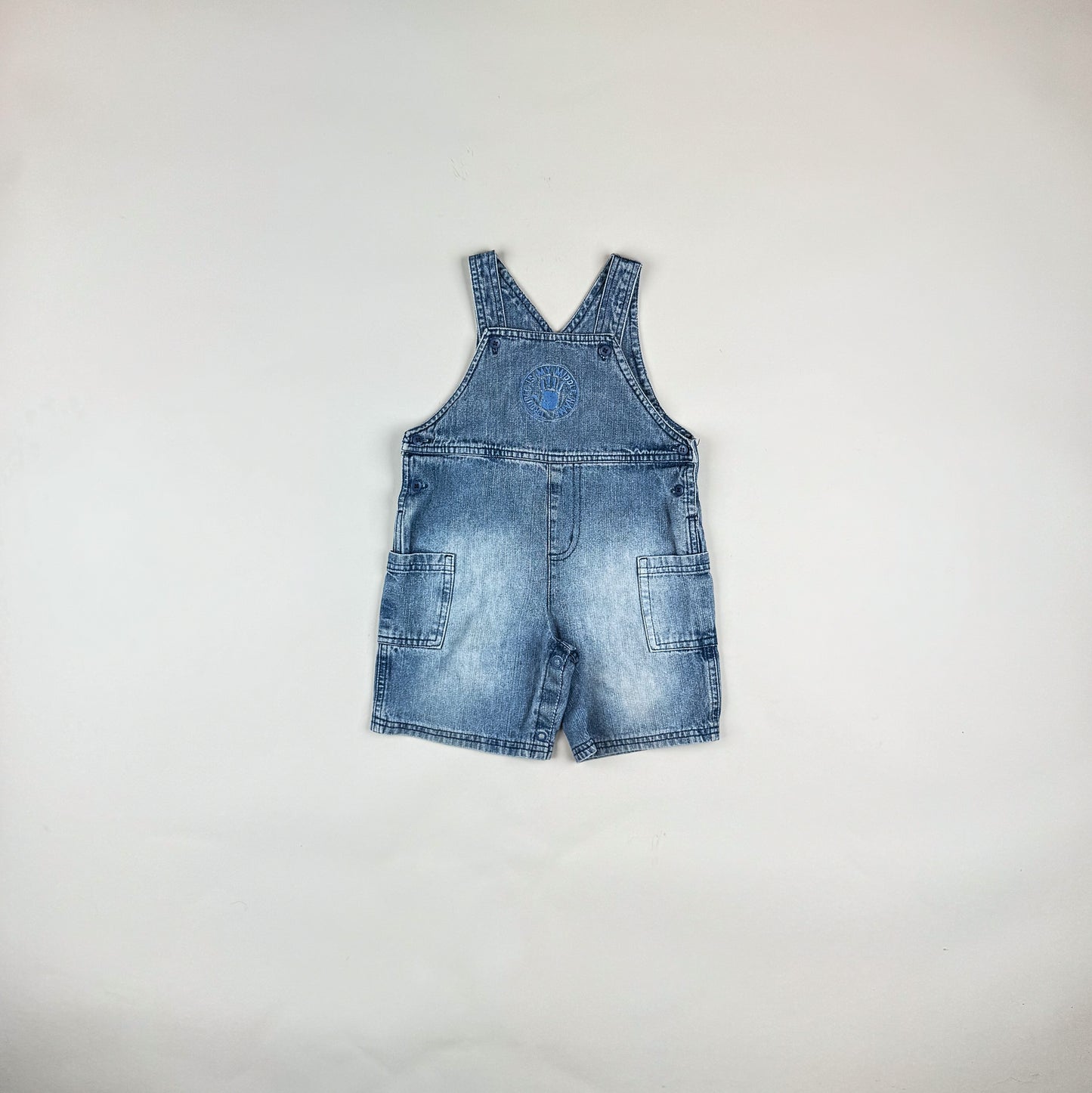 Shortalls in blue