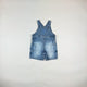 Shortalls in blue