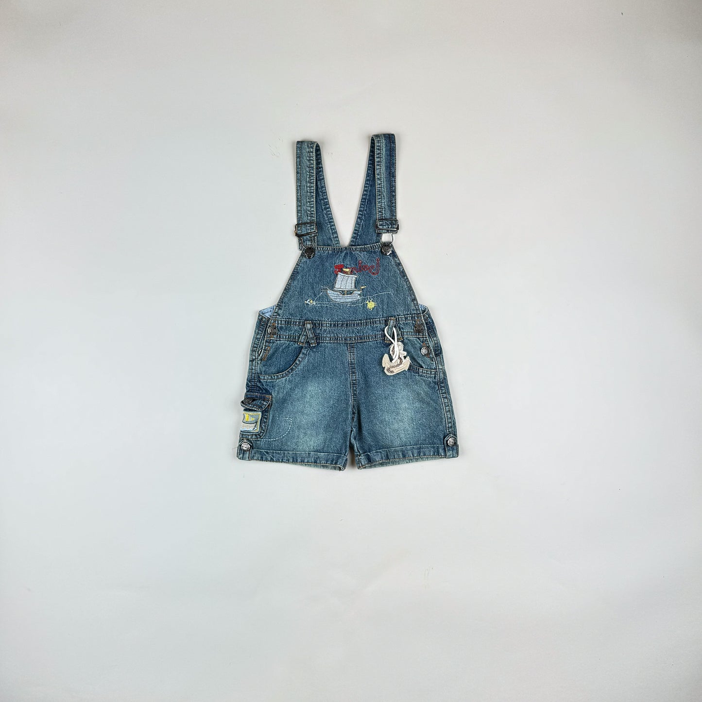 Shortalls in blue