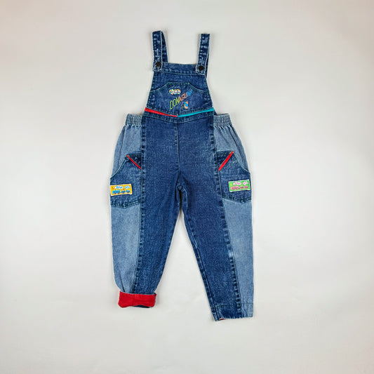 Overalls in blue