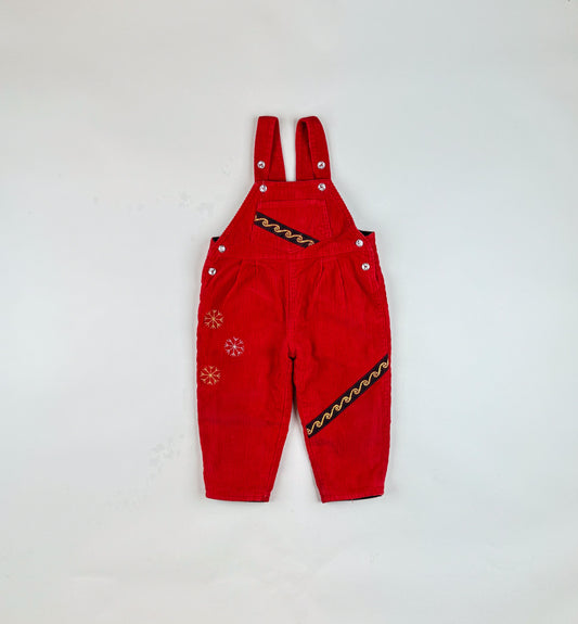 Vintage Corduroy Overalls