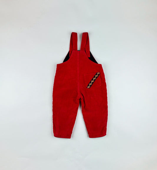 Vintage Corduroy Overalls