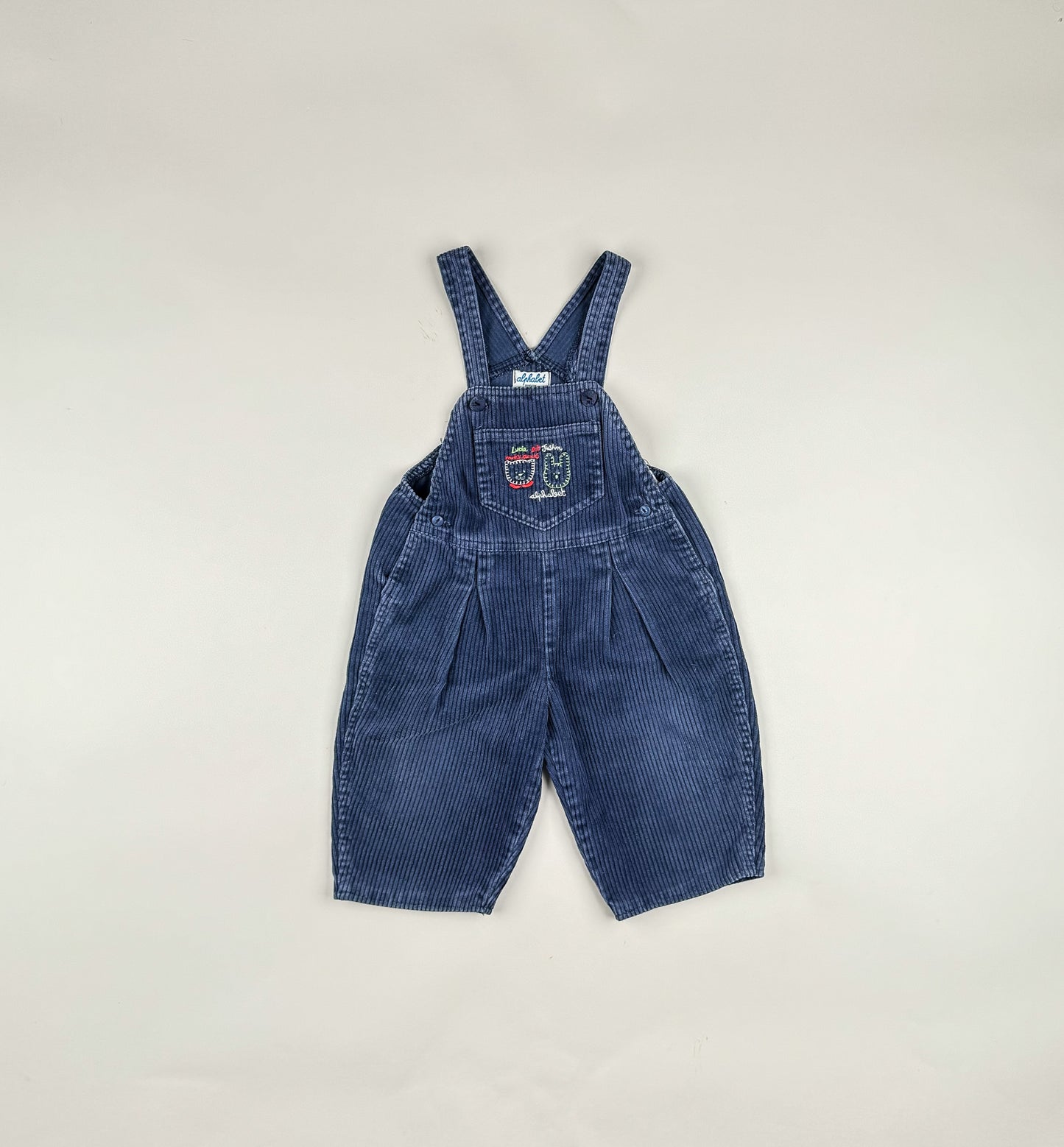 Corduroy Overalls in blue