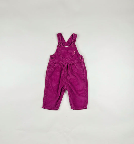 Corduroy Overalls in pink