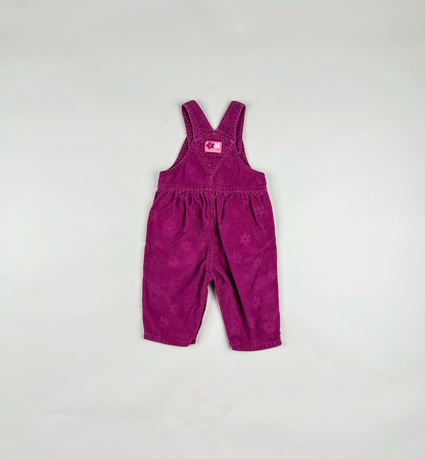 Corduroy Overalls in pink