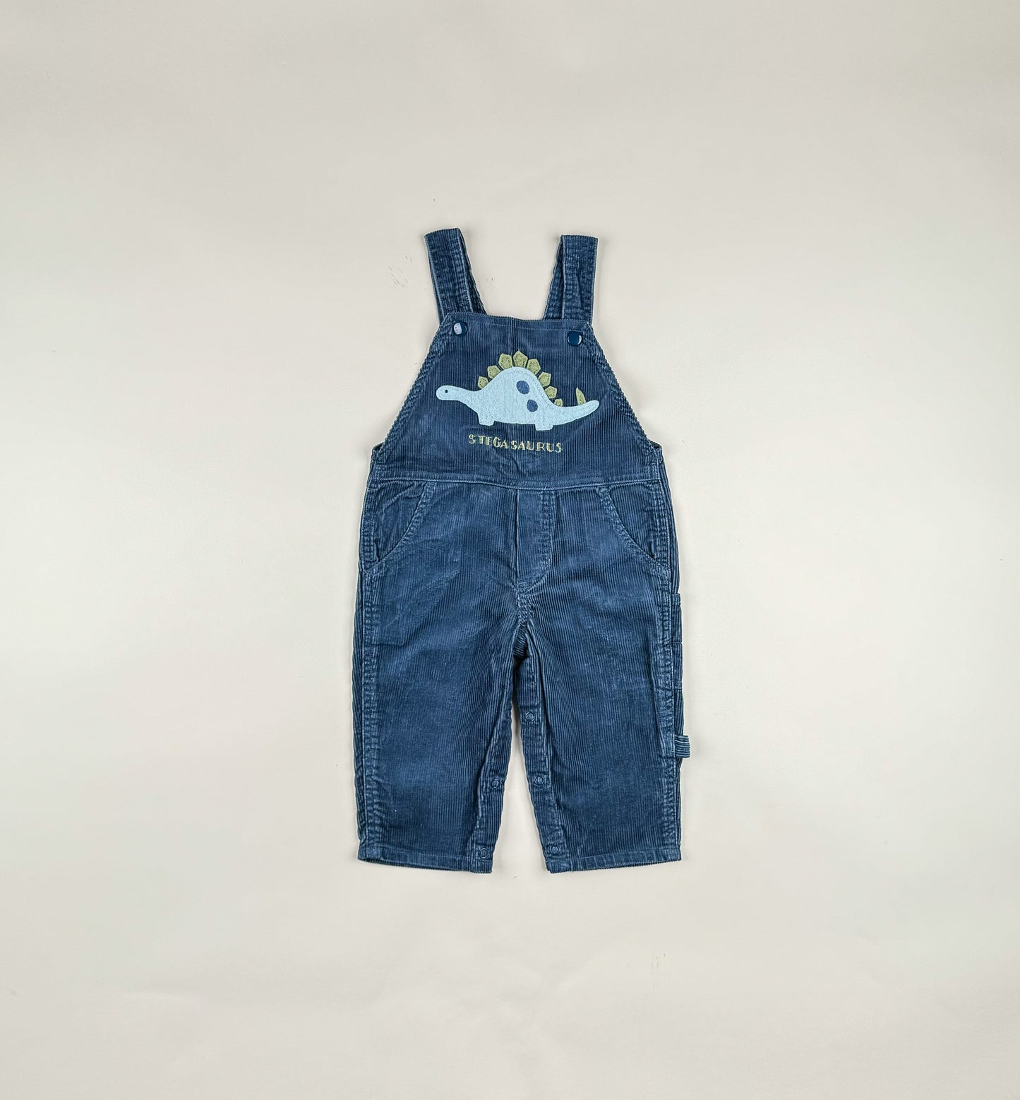 Corduroy Overalls in blue