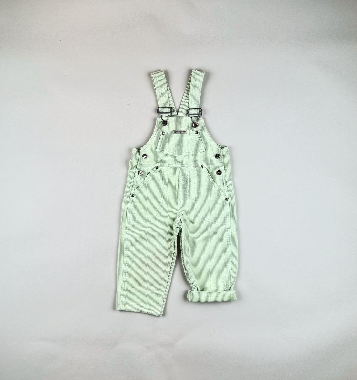 Corduroy Overalls in green