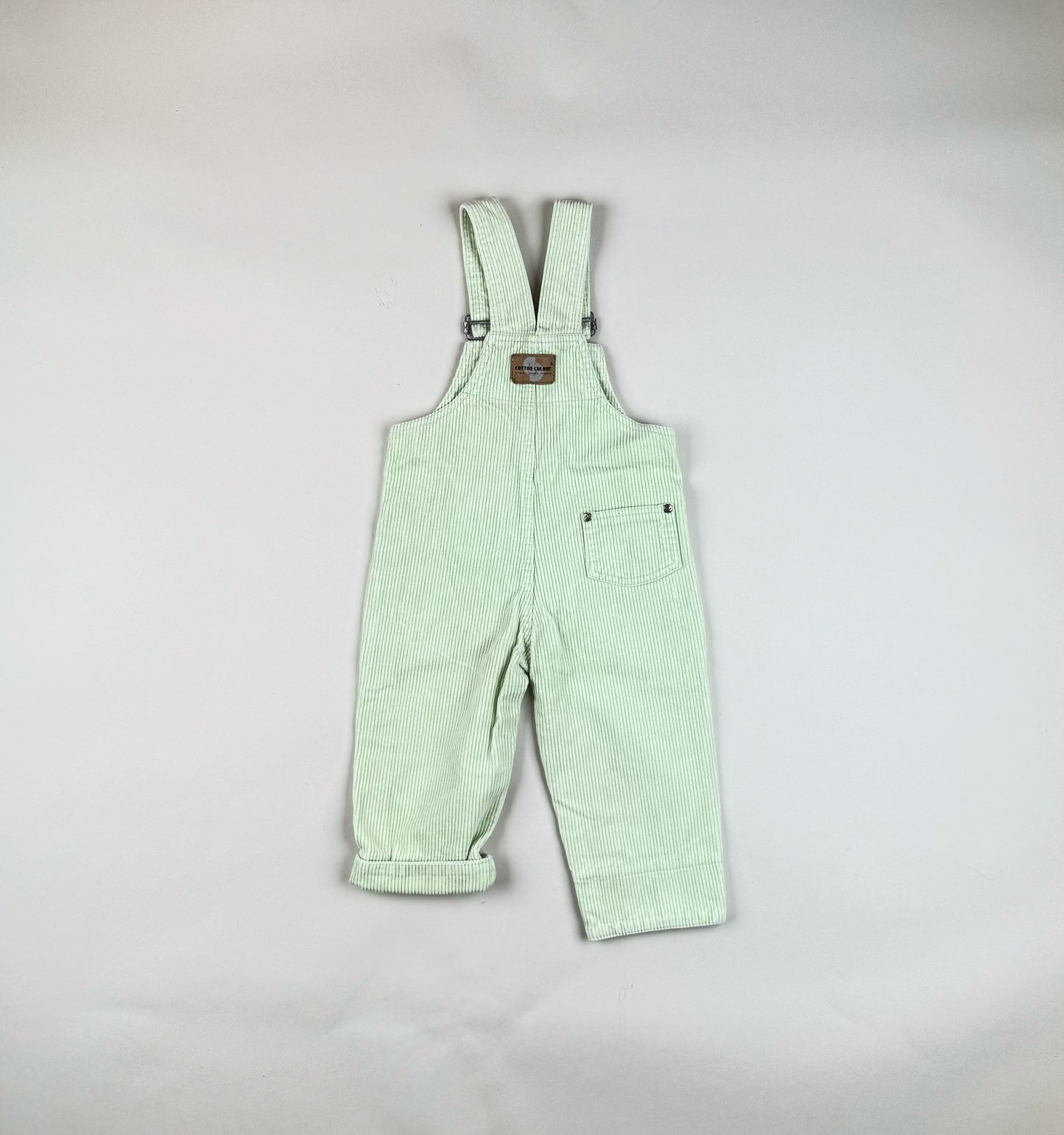 Corduroy Overalls in green