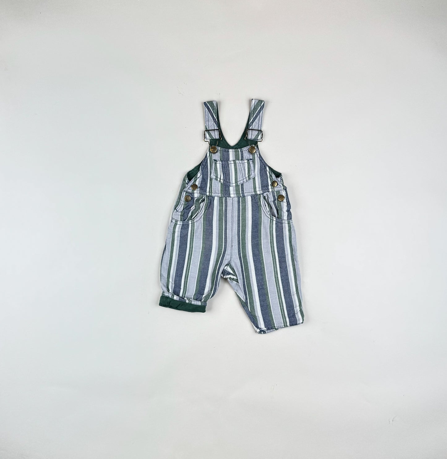 Striped Vintage Overalls