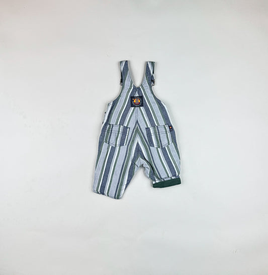 Striped Vintage Overalls