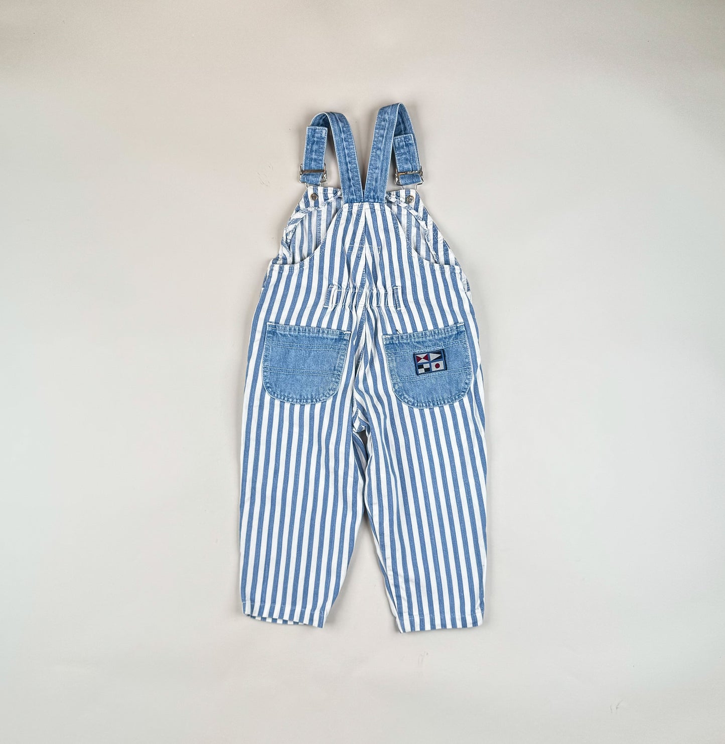 Striped Vintage Overalls