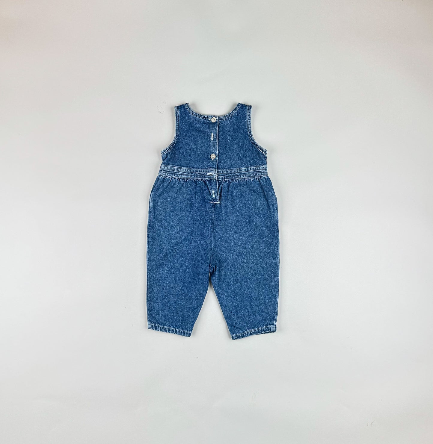 Vintage Overalls with Embroidery