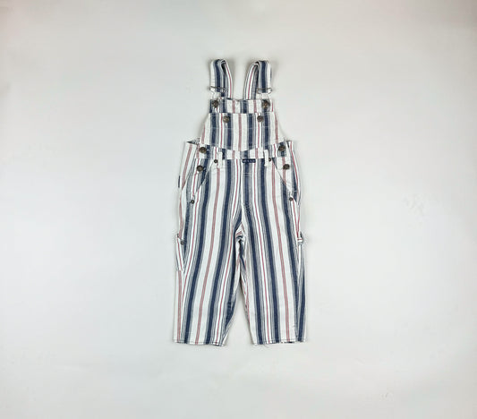 Striped Vintage Overalls