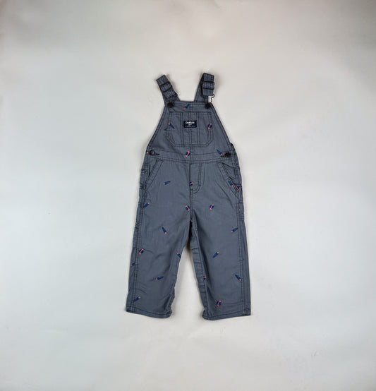 OshKosh Overalls with Embroided Planets and Rockets