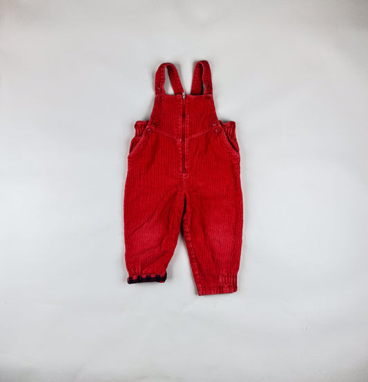 Vintage Corduroy Overalls