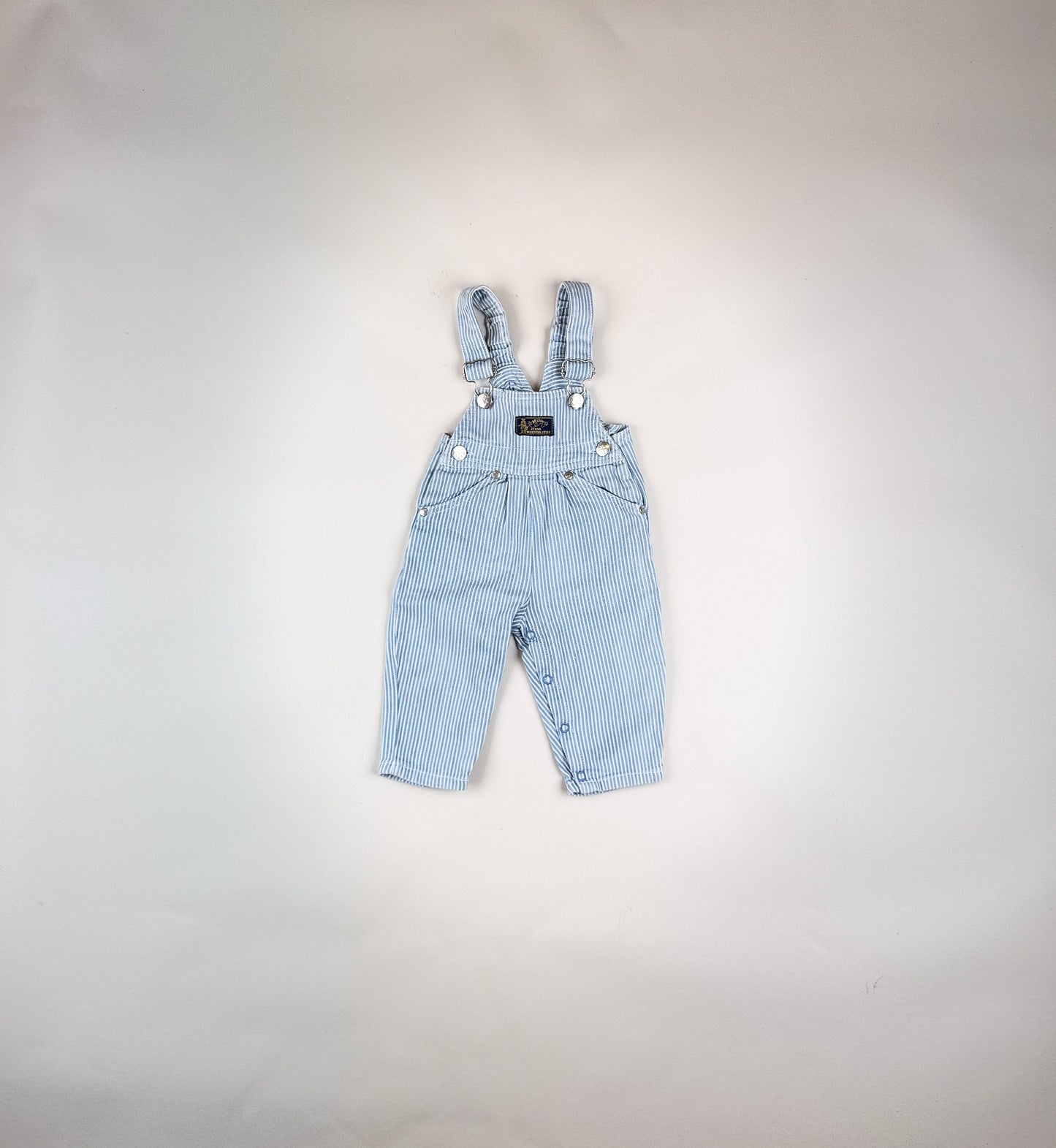 Striped Vintage Overalls