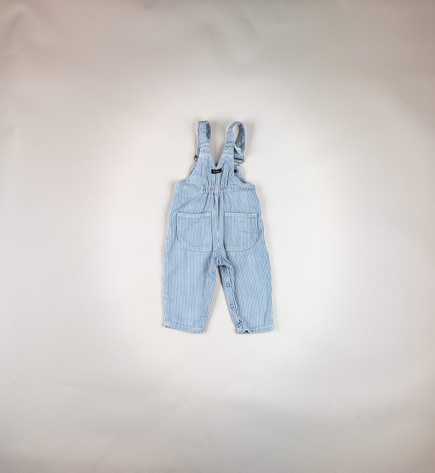 Striped Vintage Overalls