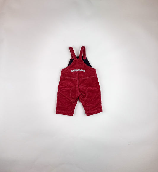 Red Velvet Overalls