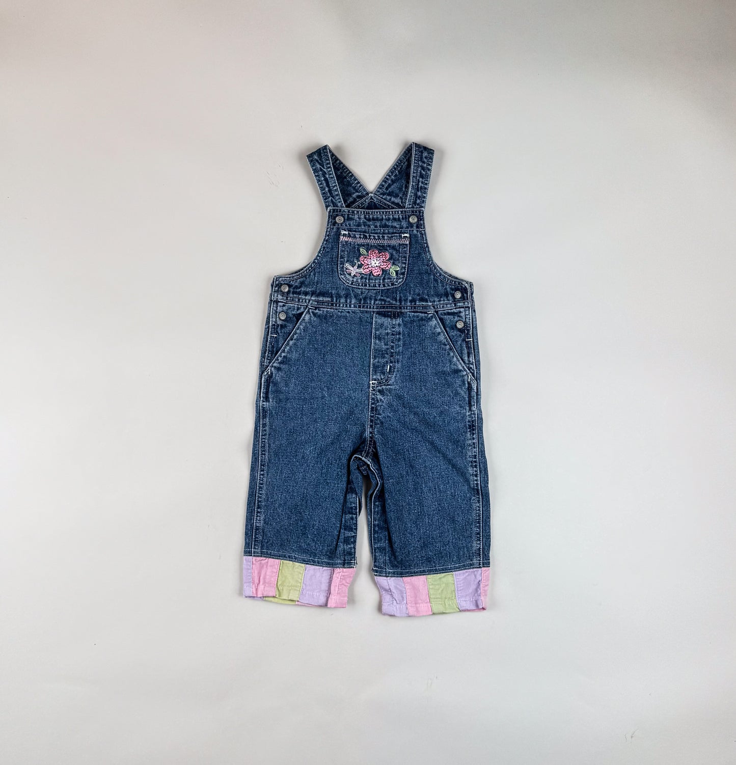 Overalls with Corduroy Details