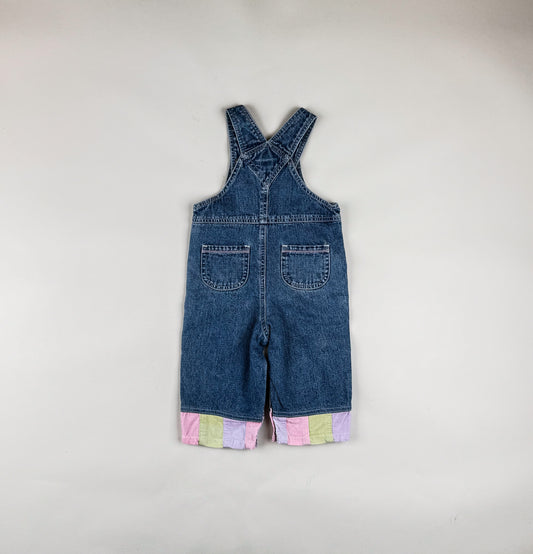 Overalls with Corduroy Details