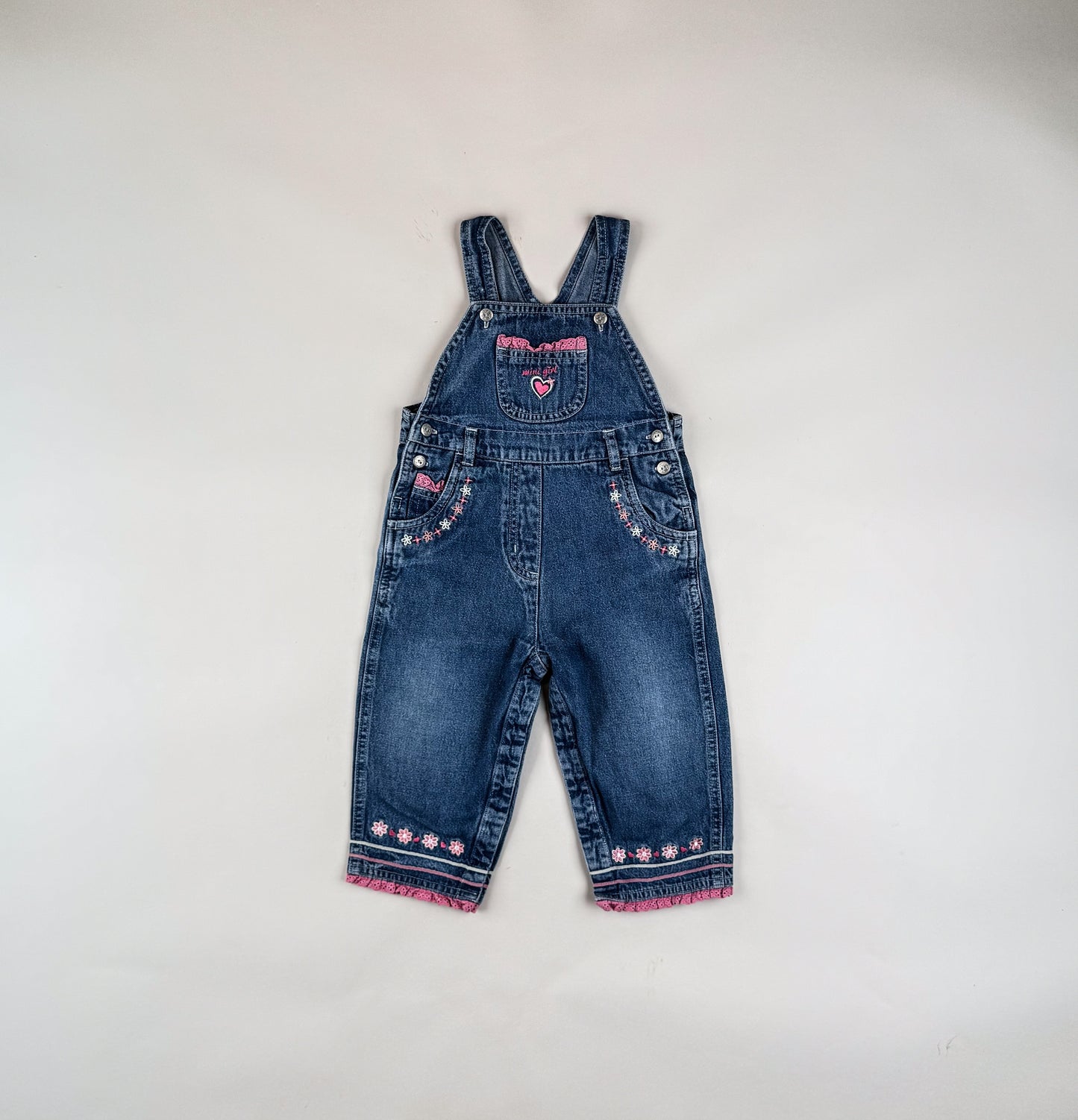 Overalls with Embroidery