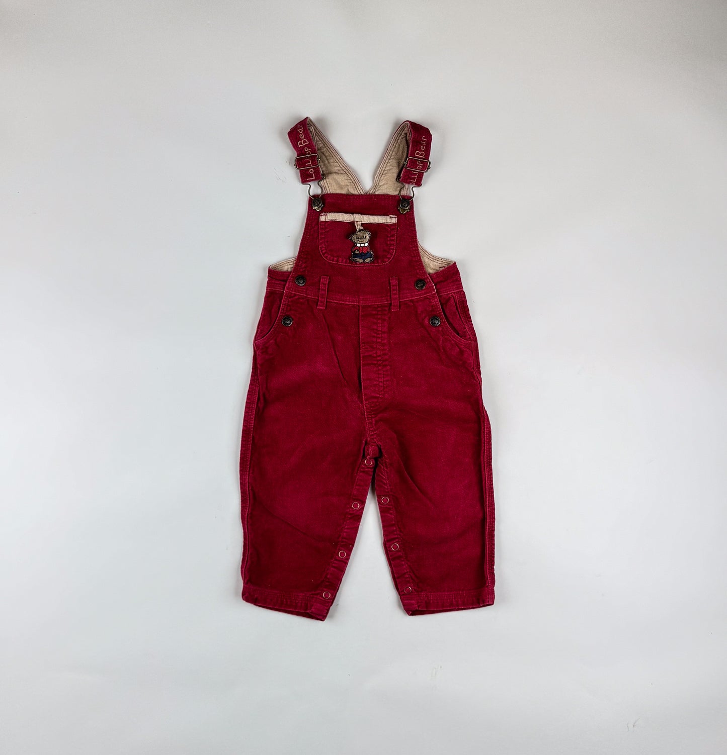 Vintage Velvet Overalls