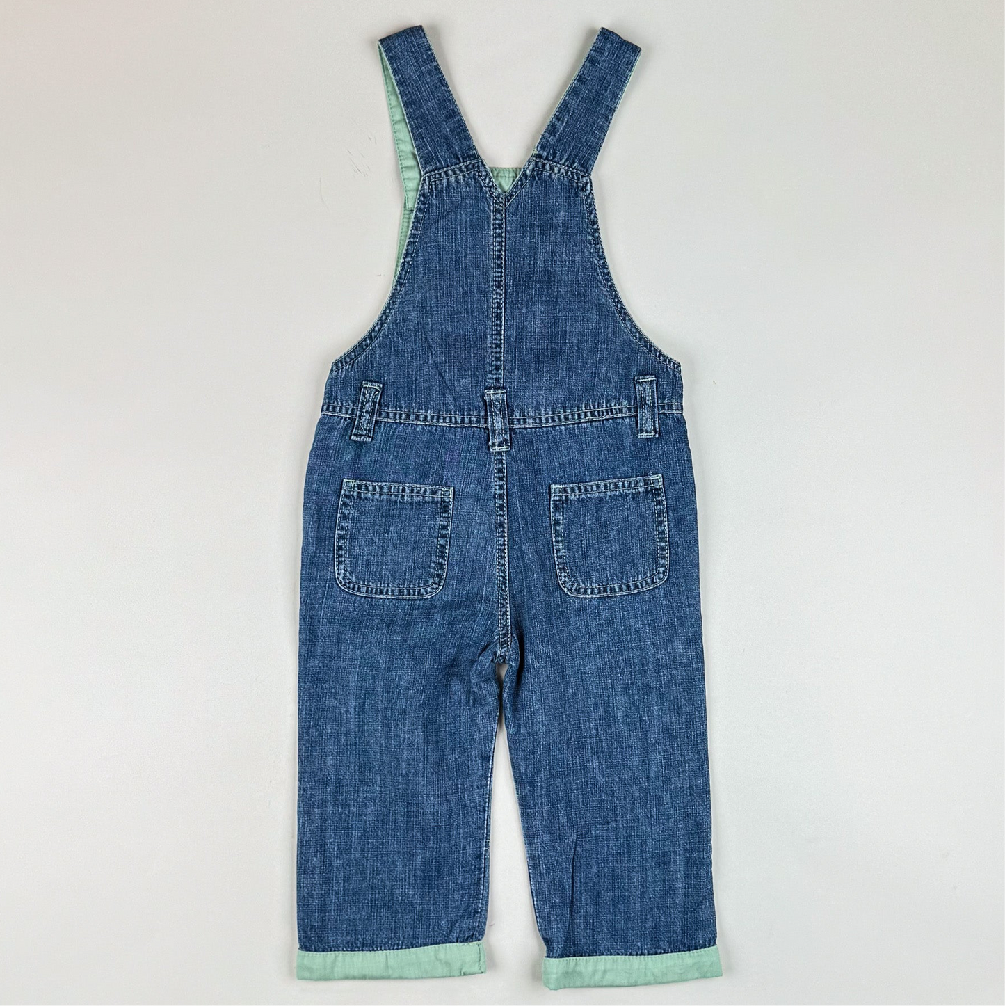 Overalls in blue