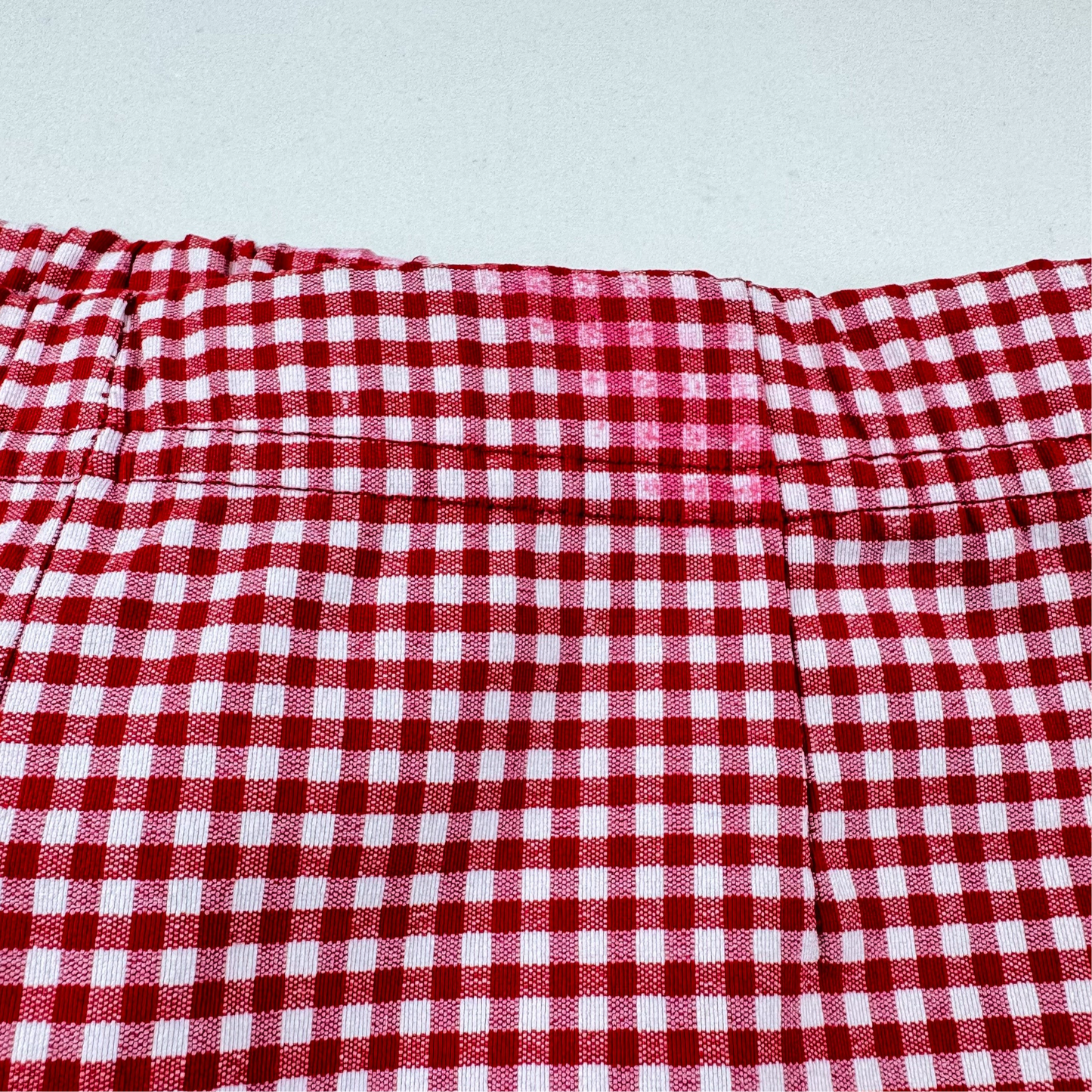 Checkered Capri Pants