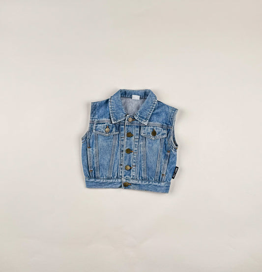 Denim Vest in blue