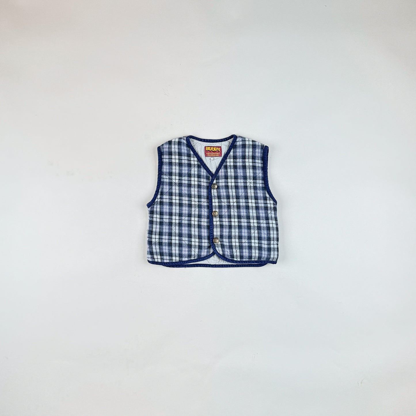 Checked Vintage Vest