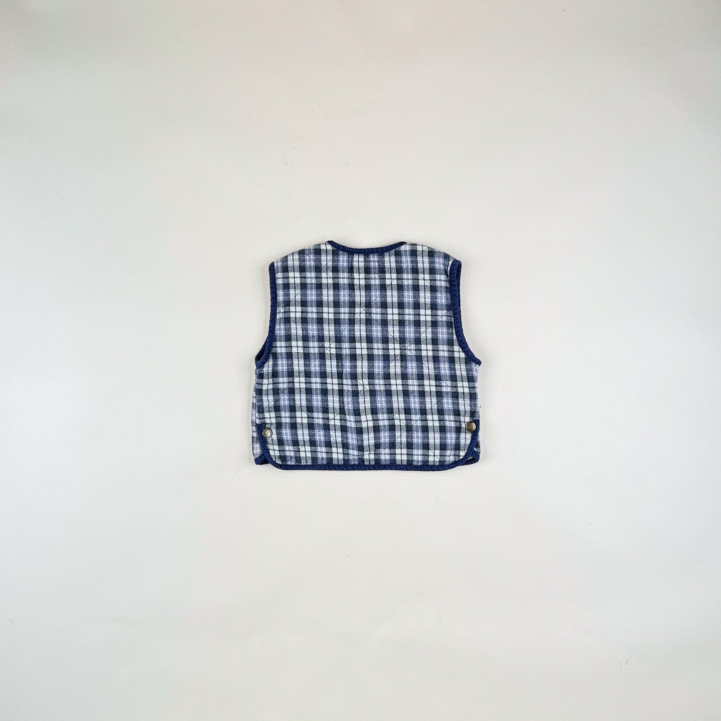 Checked Vintage Vest