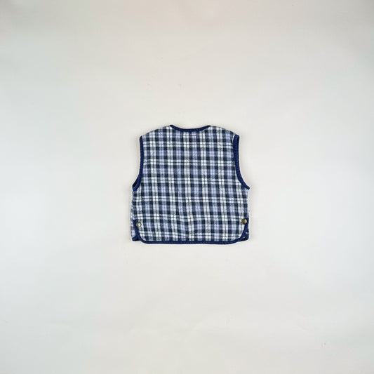 Checked Vintage Vest